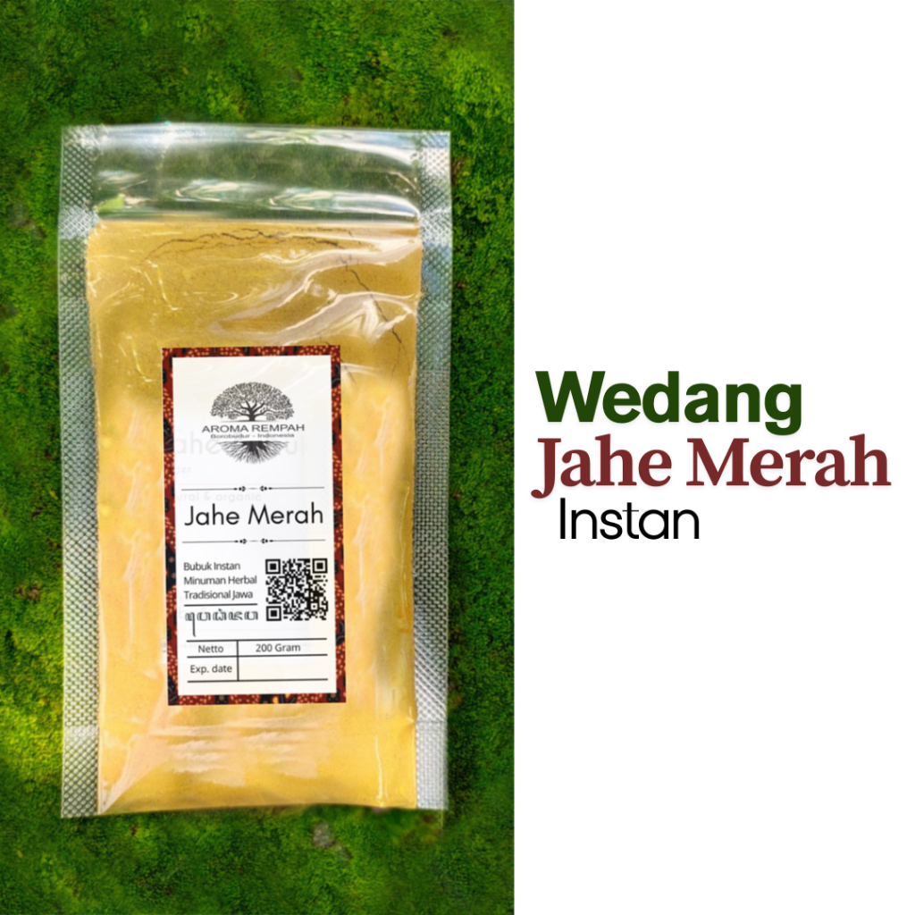 

Minuman Herbal Jahe Merah Bubuk Instan - Tradisi Hangat untuk Kesehatan dan Vitalitas