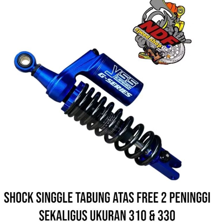 TERLARIS SHOCKBREAKER KBELAKANGVARIO 125 VARIO 150 TABUNG MODELCOPY YSS G SERIES UKURAN 330MM DAN 31