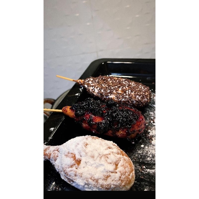 

Donat Paha Ayam/Donat Paha/Donat Sate/Dough