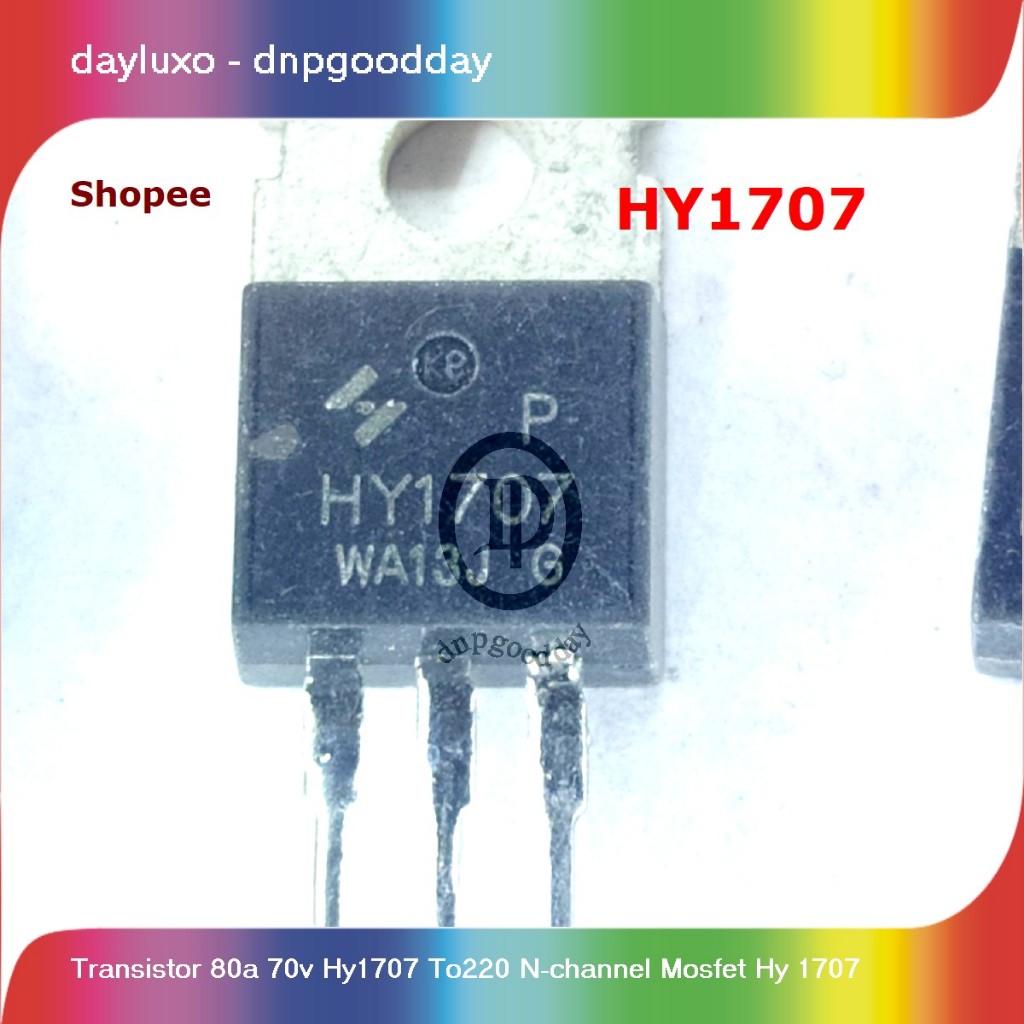 transistor 80a 70v hy1707 to220 n-channel mosfet hy 1707