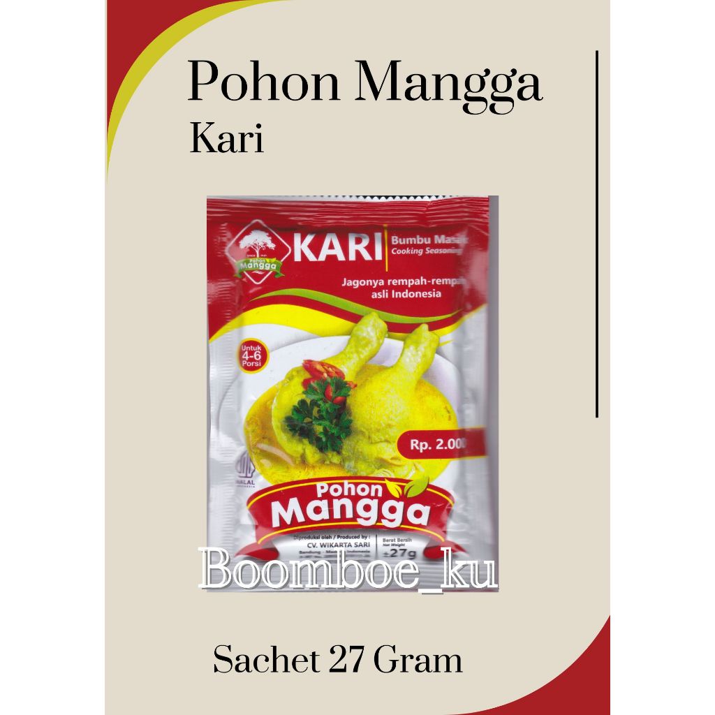 

Pohon Mangga Bumbu Kari 27Gr