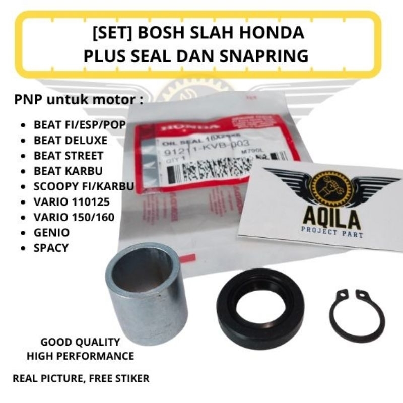 SET BOSH BOS AS SLAH HONDA SELAH SELAHAN ENGKOL KICKSTATER HONDA BEAT VARIO SCOOPY GENIO PLUS SEAL D