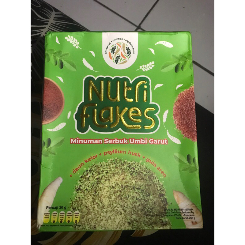 

NUTRI FLAKES MINUMAN SERBUK UMBI GARUT
