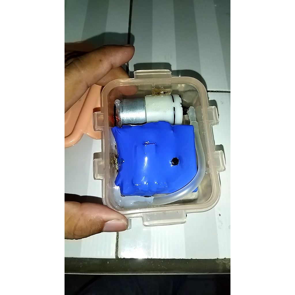 Aerator Charger Box Anti Air Real nyala 12-24 jam Untuk Udang Hidup | Aerator Untuk Mancing Portable