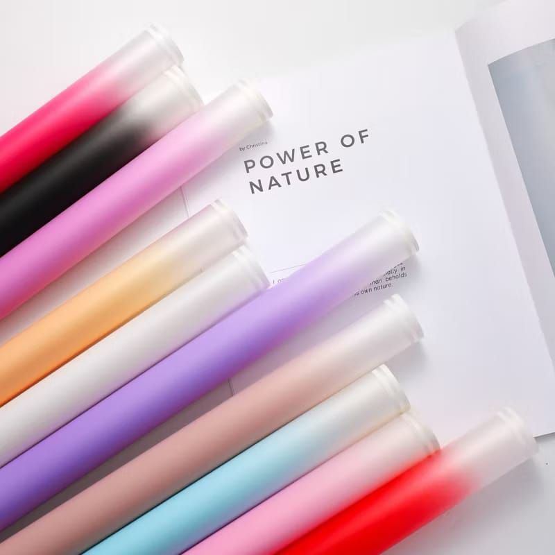 

Kertas Buket Gradasi Solid/Kertas Buket Gradation Solid/Kertas Buket Bunga/Cellophane Flower Wrap/Kertas Cellophane Buket Bunga