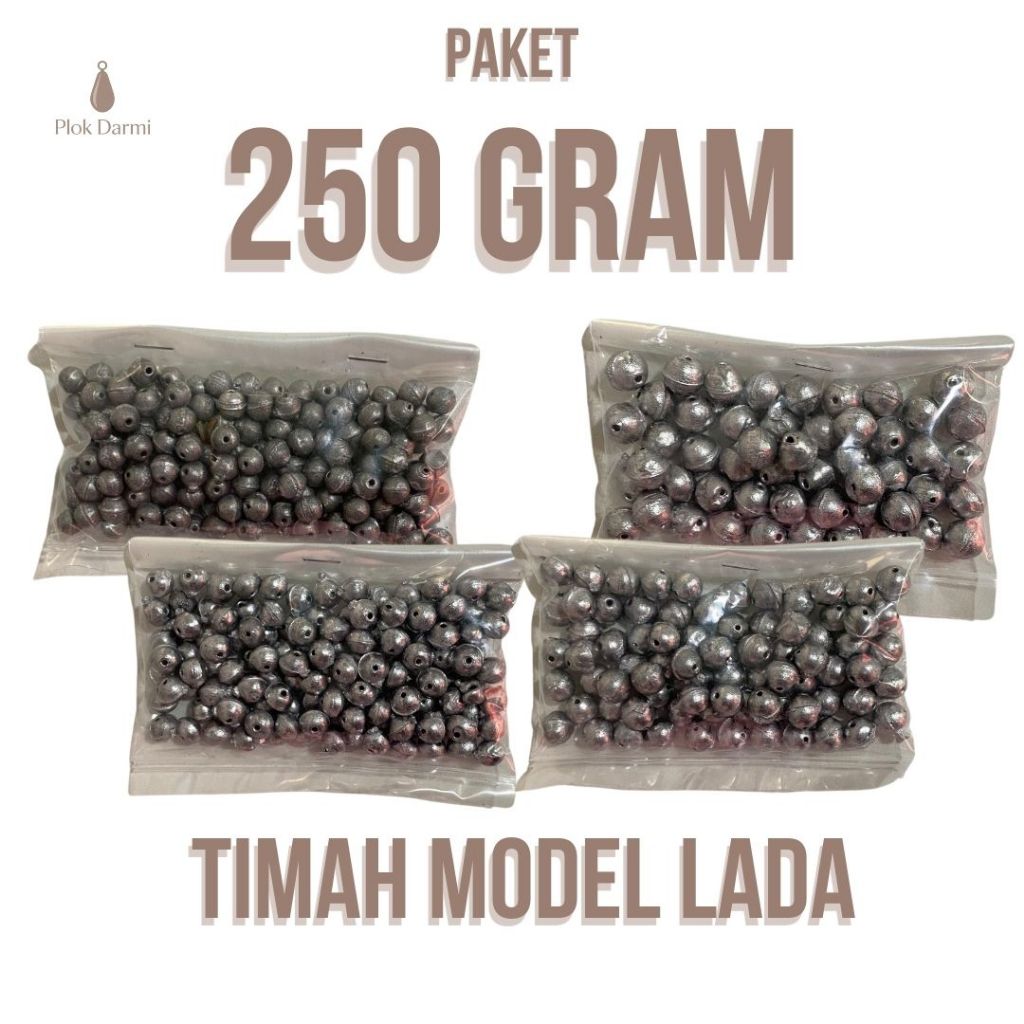 Paket 250 GRAM | Timah Pemberat Pancing Model Lada Timah Mancing Lada mancing Timah Pancing Murah