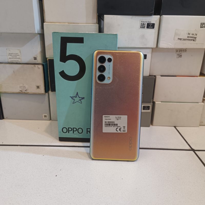 Oppo Reno 5 RAM 8/128GB Fullset - Hp Second Murah Berkualitas dan Bergaransi