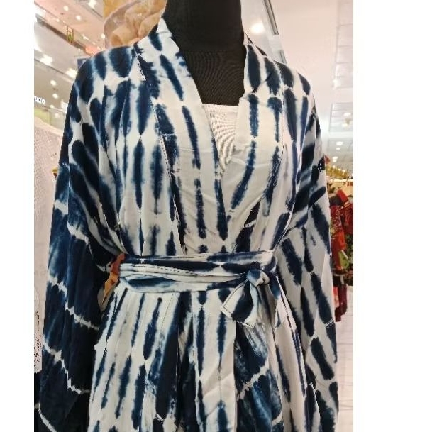 Outer Kimono Batik /outer kekinian/ Outer lengan Panjang /Outer wanita Rayon adem