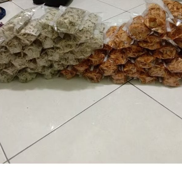 

Bakso Goreng (BASRENG) Daun Jeruk Garing Enak Renyah - Original dan Pedas, 50 Gram