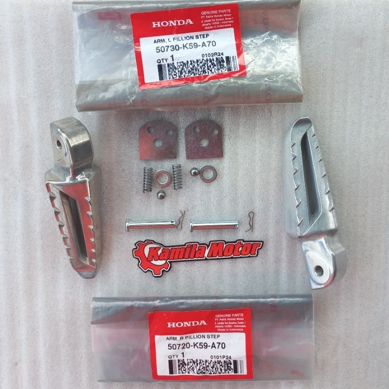 Footstep Honda Vario 150 K59J Original / Foot Step Vario 150 / Pijakan Kaki Honda Vario