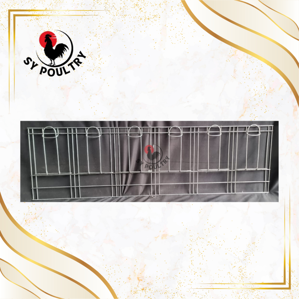 Xcamellyaa Pintu Atas Kandang Ayam Petelur Layer 4/6/10 Bahan Galvanis