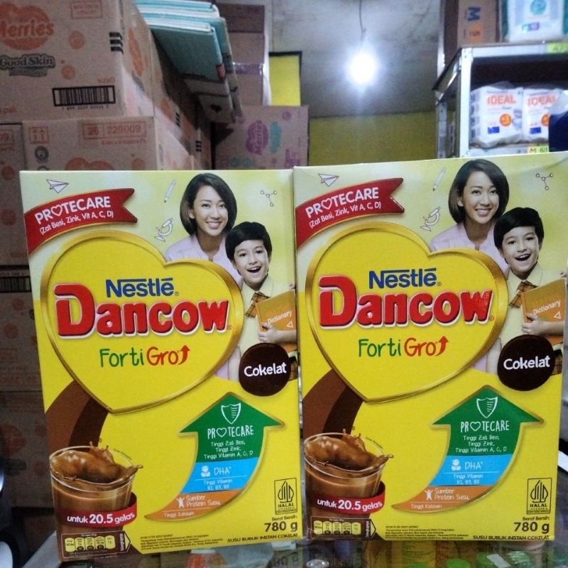 

Susu Dancow Fortigro Coklat 780g