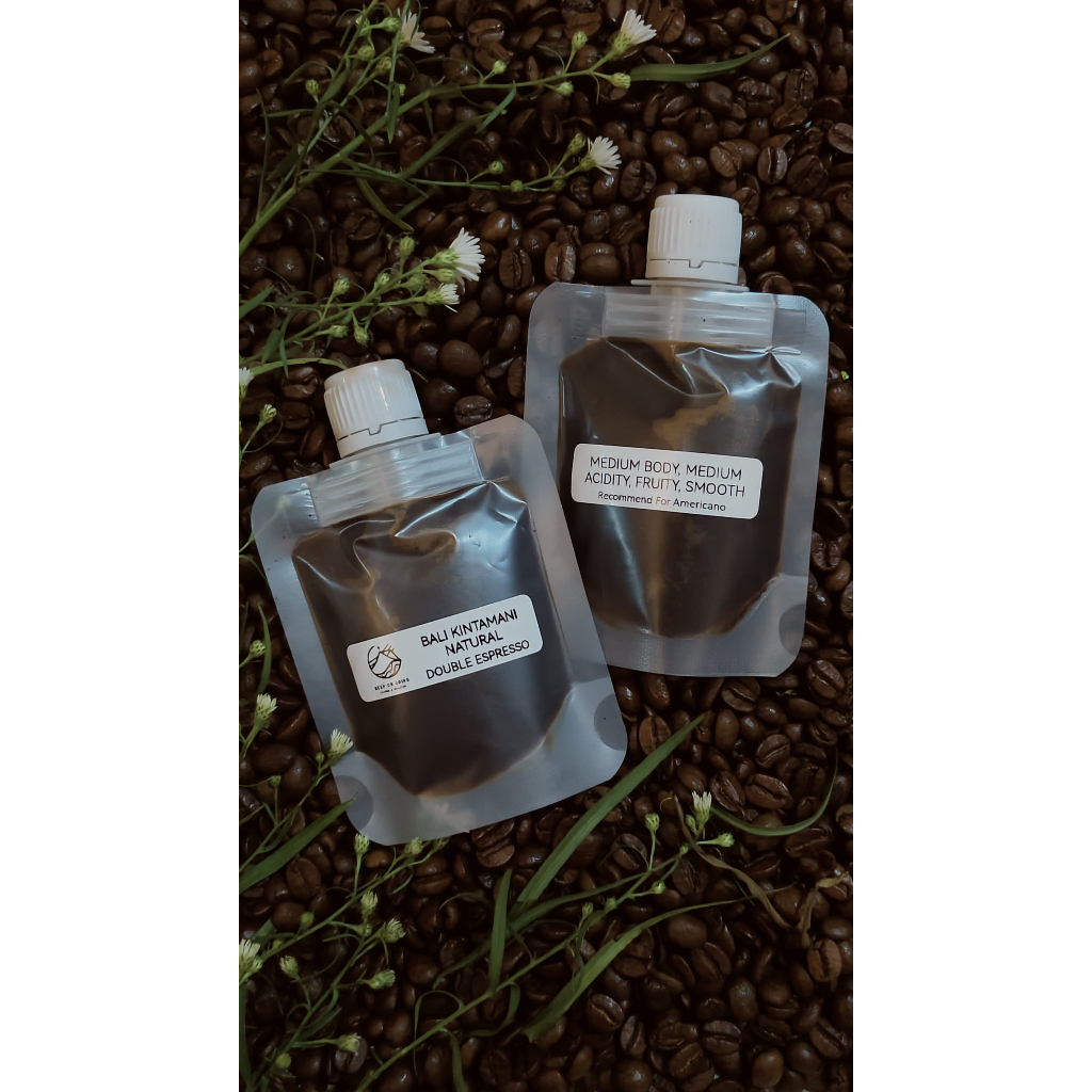 Espresso Pouch / Espresso Cair / Konsentrat Kopi / Biang Kopi Keep On Going Coffee