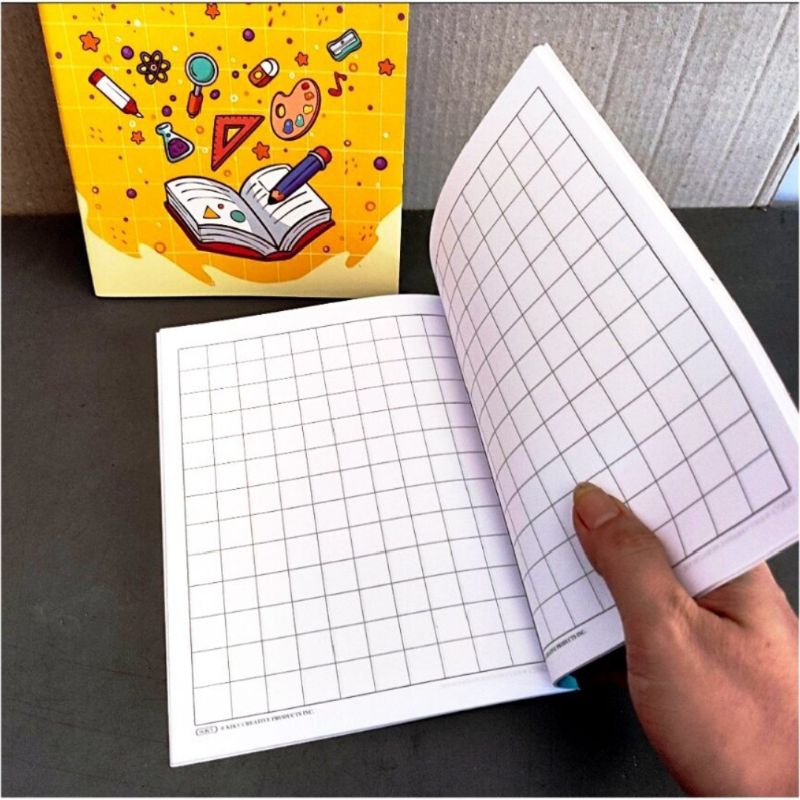 

2 Pcs Buku Kotak Besar & Kotak Kecil 38 Lembar