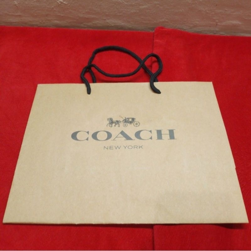 

KANTONG BELANJA PAPERBAG BRANDED AUTHENTIC ORIGINAL CO4CH NEW YORK PAPER BAG
