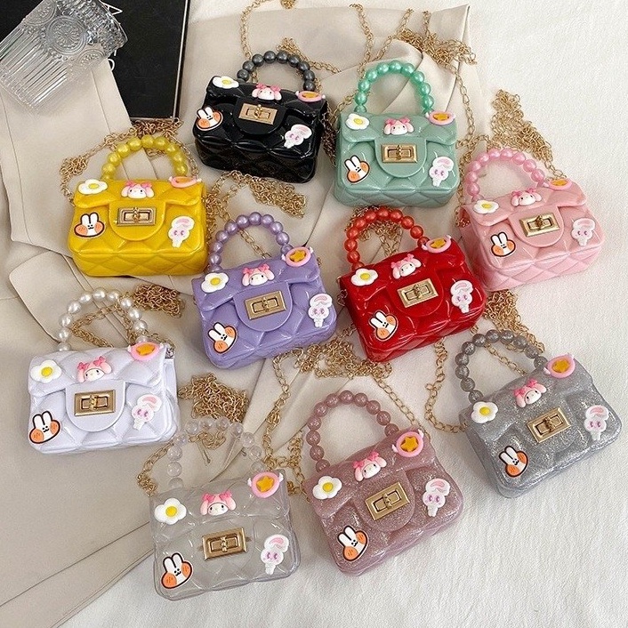 Buruan Serbu Tas Jelly Selempang 2 Model Dan Motif Berbeda Import Tas Jelly Mini Kartu Karakter Alib