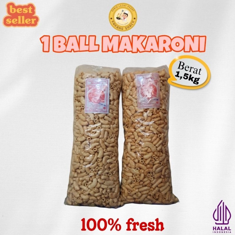 

1 BALL MAKARONI MEKAR/ KRES/ MURAH/ ORIGINAL/ PEDAS/ HALAL