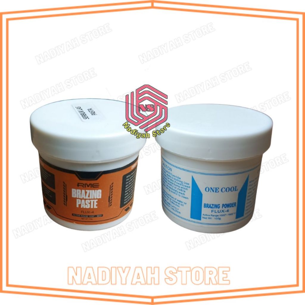 BRAZING POWDER SERBUK LAS BUBUK OBAT LAS PASTA BORAK OBAT LAS MURAH SILVER SOLDER FLUX-4