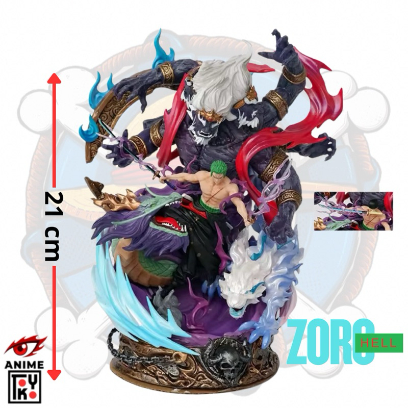 Action Figure one piece roronoa Zoro ashura hell