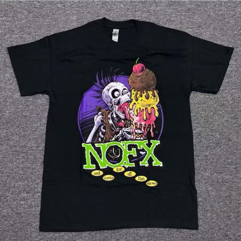 Tshirt NOFX - Big Cream Final Tour 2024 Import USA