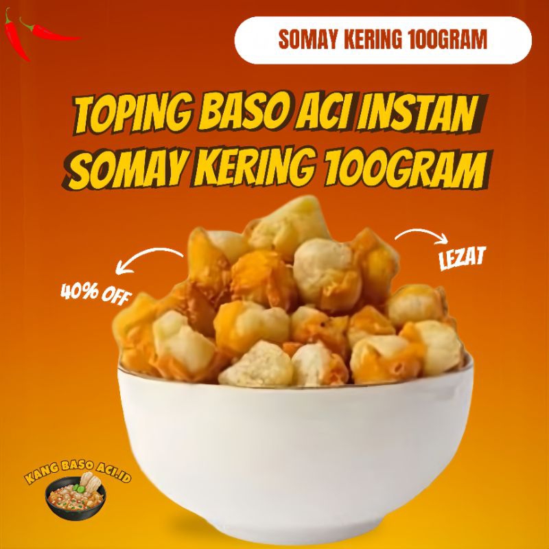 

Toping baso aci instan komplit Somay 100gram