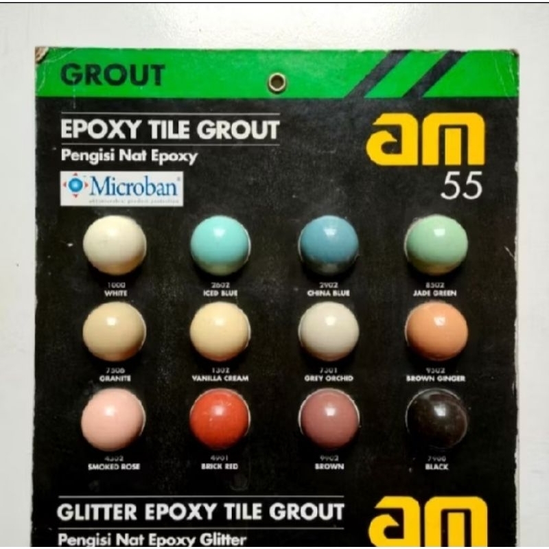 Am 55 Pengisi Nat Epoxy Tile Grout / Nat Kolam Renang