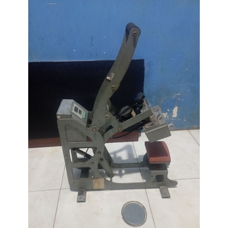 Alat Sablon Topi Press Hidrolik Otomatis