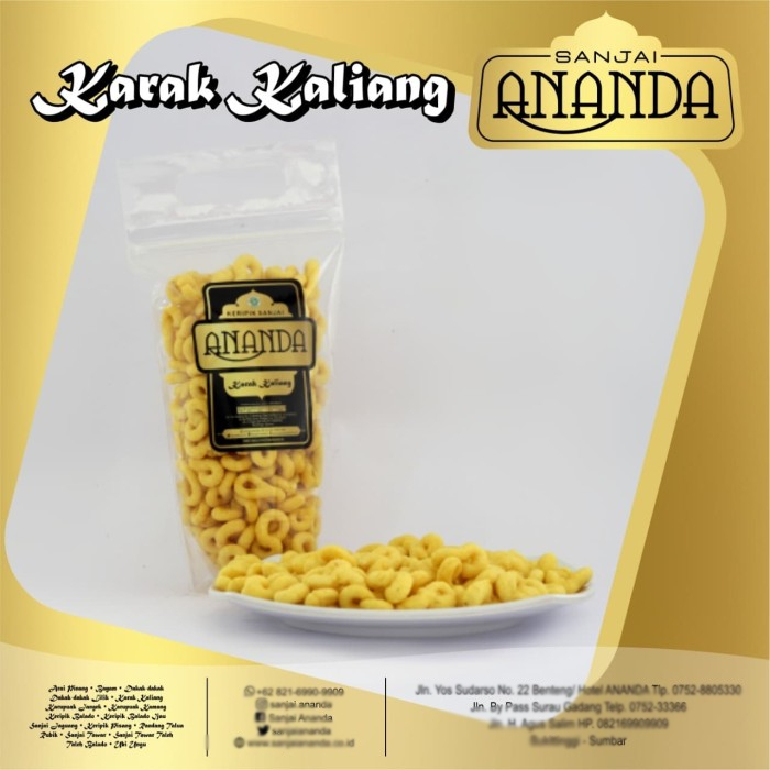 

Kerupuk Keripik Karak Kaliang Ubi Kayu Gurih Renyah 250gr
