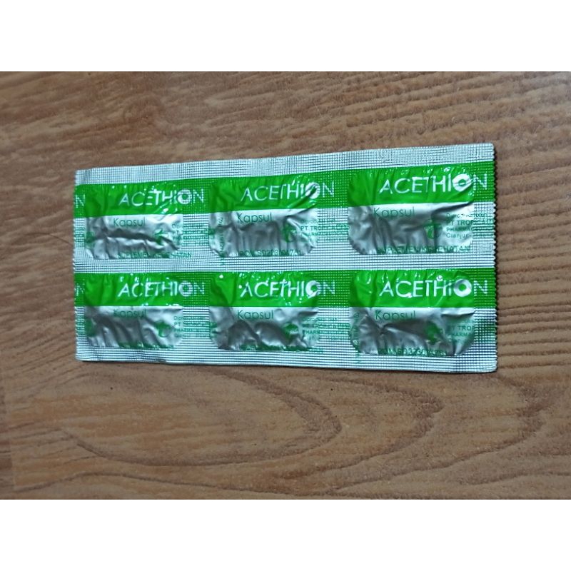 acethion kapsul strip