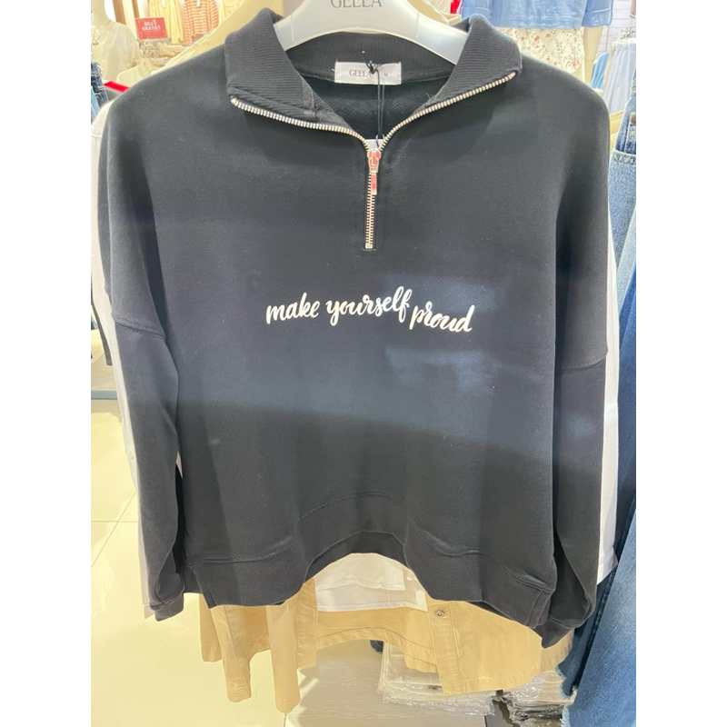 ATASAN WANITA HITAM PUTIH BY GEELA MATAHARII STORE