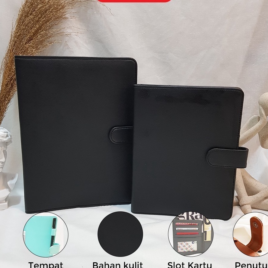 

Model Baru Flashee Binder Polos Hitam A5 2 Ring B5 26 Ring Agenda Polos Binder Polos A5 B5 Organizer Eksklusif
