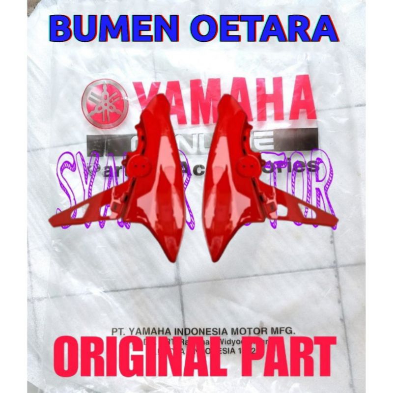 PANEL B3W-F835U-00-P B3W-F835V-00-P COVER PANEL SAYAP DEPAN MIO GEAR 125 MERAH METALIK ORIGINAL YAMA