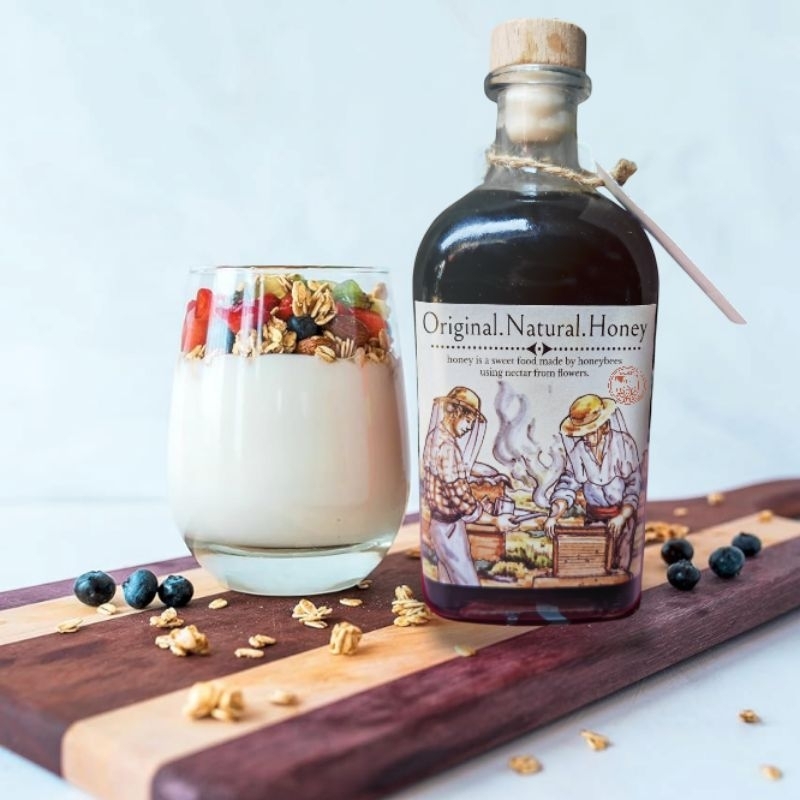 

Organic Acacia Raw Honey,Authentic,Pure,Unfiltered Honey All Natural Honey | 500 ml by SVASTHAH ORGANIC