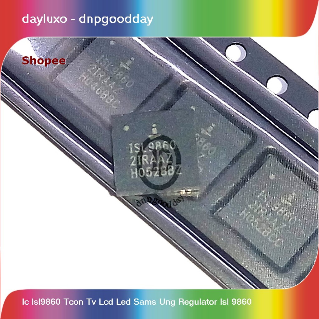 ic isl9860 tcon tv lcd led sams ung regulator isl 9860