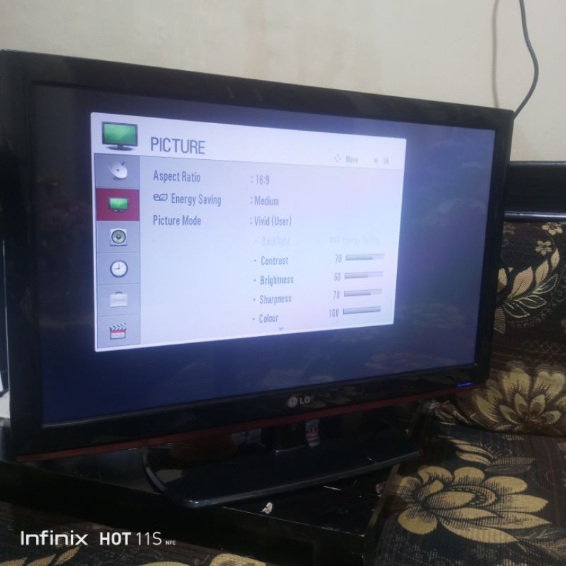TV LCD LG Analog 22 inch Normal