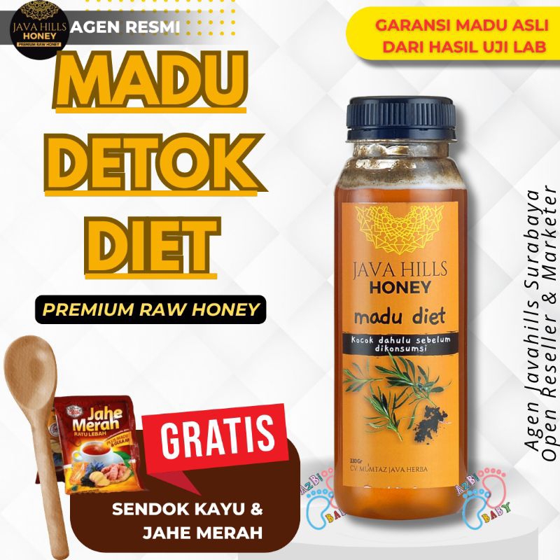 

javahills MADU DIET HERBAL alami fresh BERSIHKAN RACUN TUBUH Bab lancar sembelit diare promil 320 GRAM
