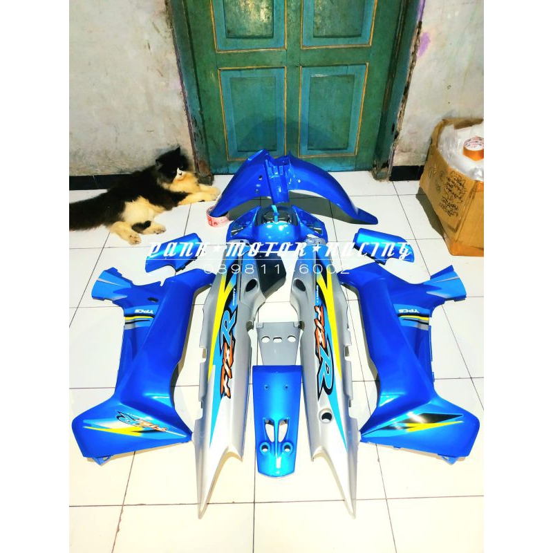 Body set fiz r Limited Edition Biru silver bodyset fiz r LE