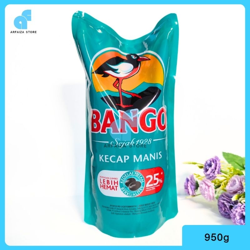 

Kecap Manis BANGO Kemasan Baru 950g