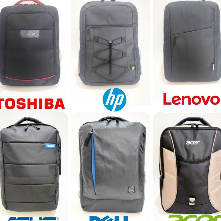 TAS RANSEL LAPTOP MIRIP ORIGINAL ACER LENOVO TOSHIBA DELL HP  Ukuran Max 16  Free Raincoat  Jas Huja