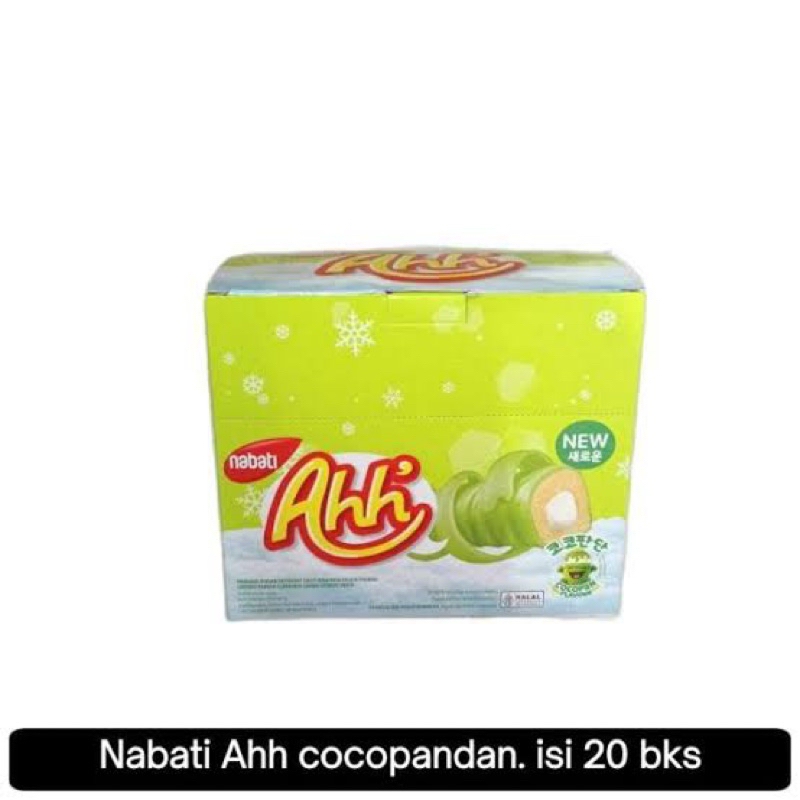 

Ahh Nabati Cocopan sebox isi 20pcs