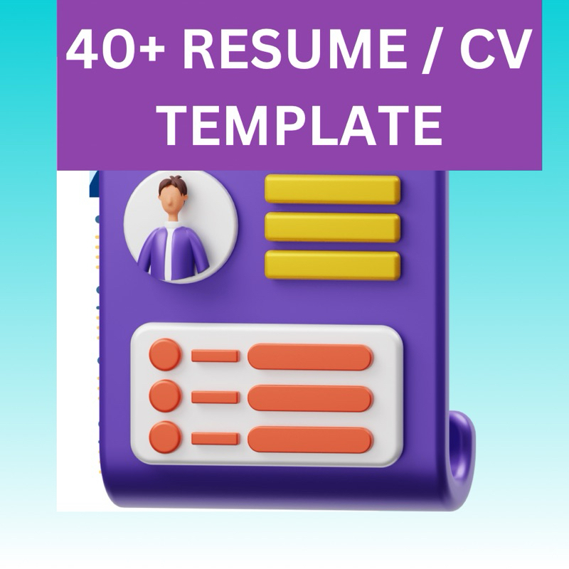 

40+ Resume / CV Template Professional