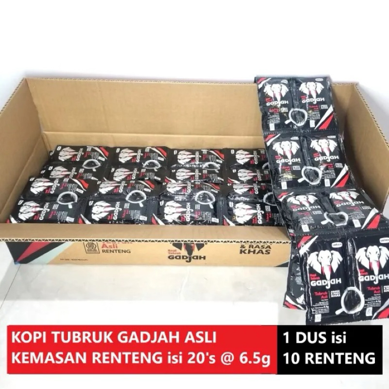 

Kopi gadjah mini karton