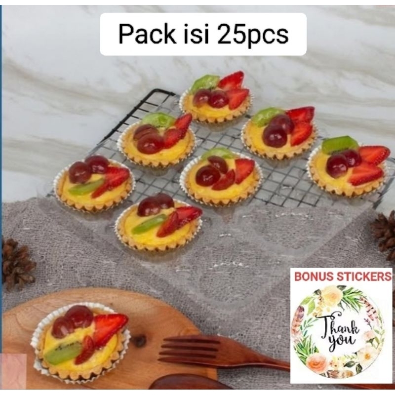 Mika tray nampan pie 9 lubang isi 25pcs per pack MPT9 9lubang pie susu tart nastar kue kering mochi 