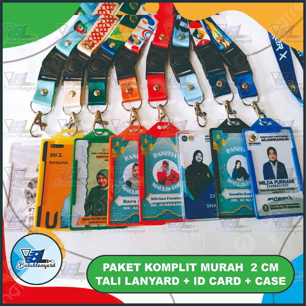 

PAKET TALI LANYARD 1 SET KUMPLIT 1-2 HARI KIRIM