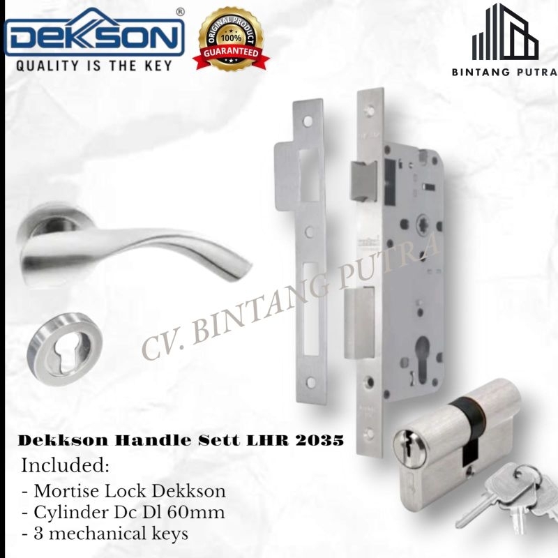 DEKSON HANDLE SET LHR 2035/Kunci set Dekson LHR 2035