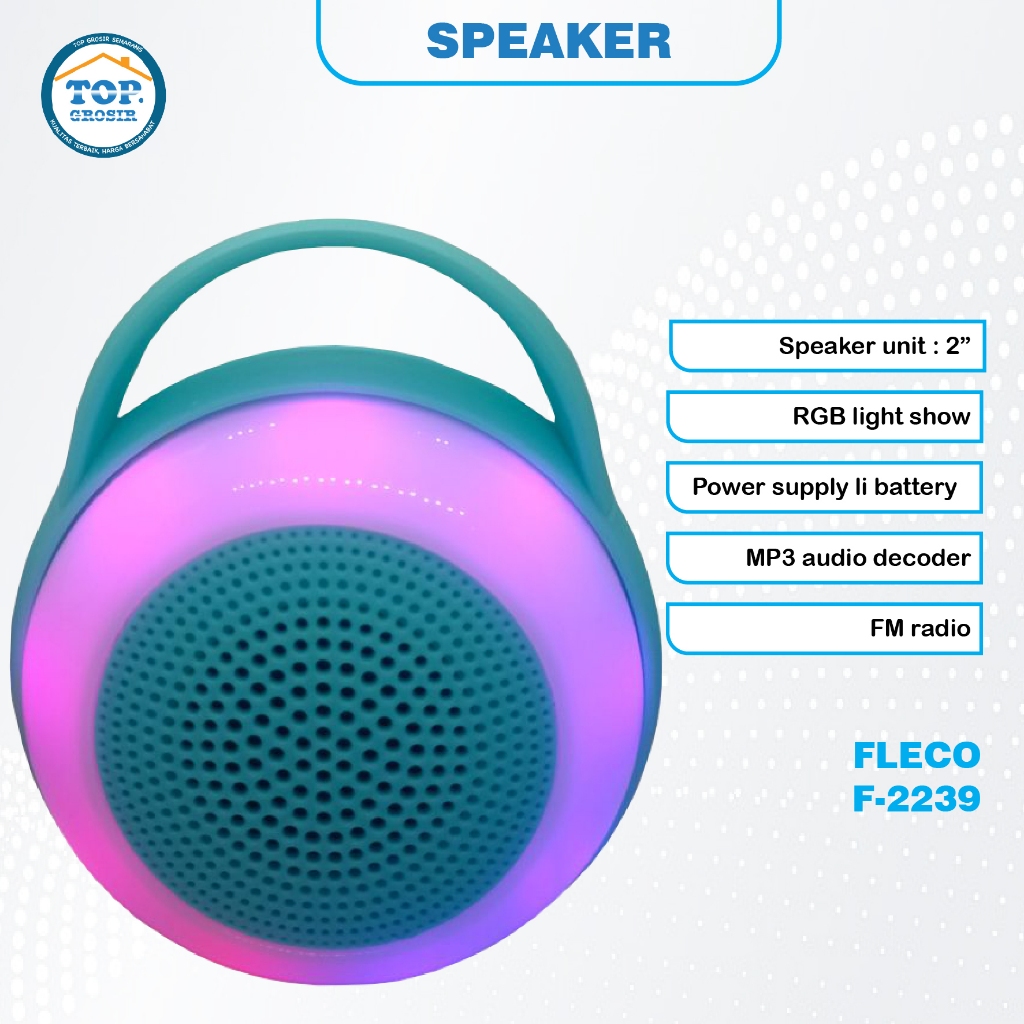 Speaker Bluetooth Wireless Portable MP3 Player FLECO F-2239 F2239 / speaker fleco