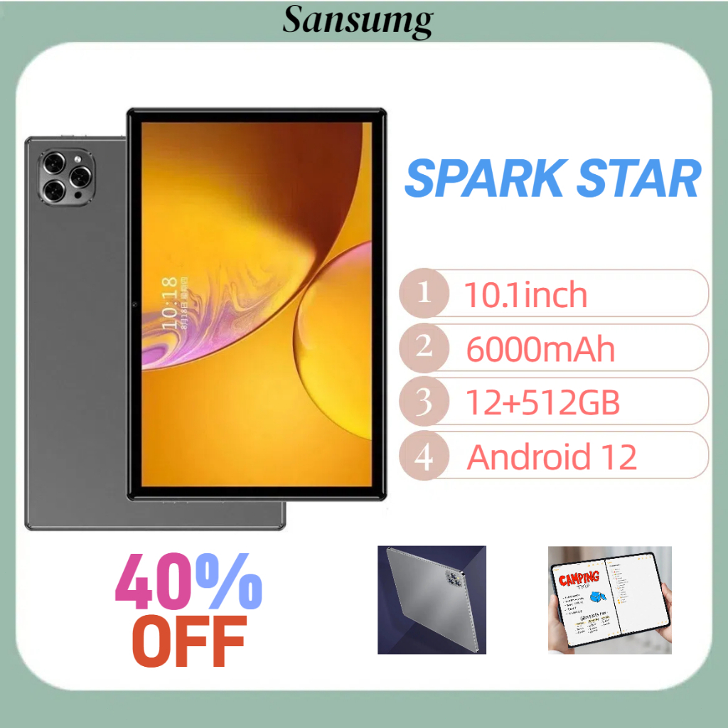 Sansumg Tablet Sansumg SPARK STAR 5G WiFi 12GB+512GB Tablet Gaming Android SIM Ganda