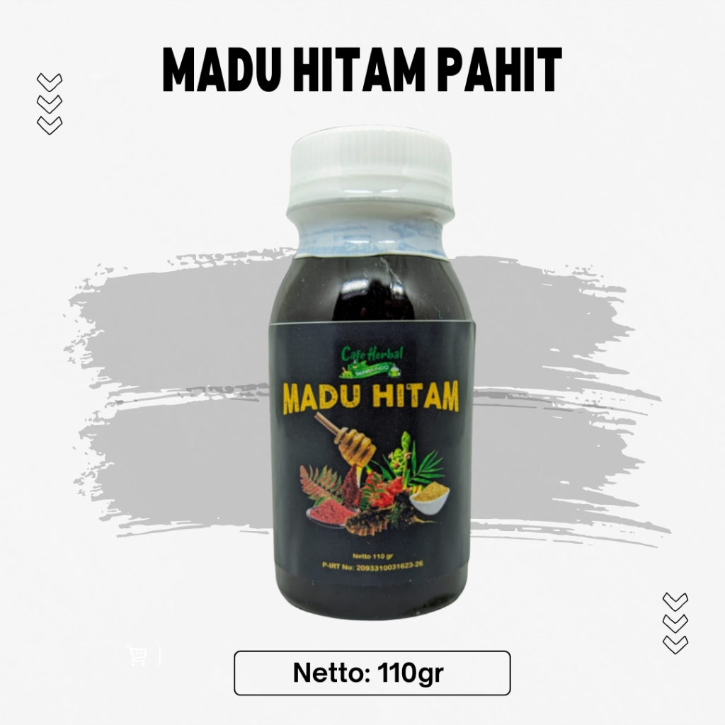 

Madu Hitam Pahit 110gr Madu Herbal