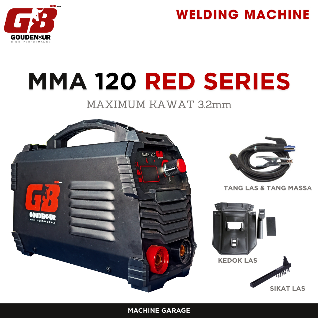 Mesin Las 450 watt MMA 120 gb red series