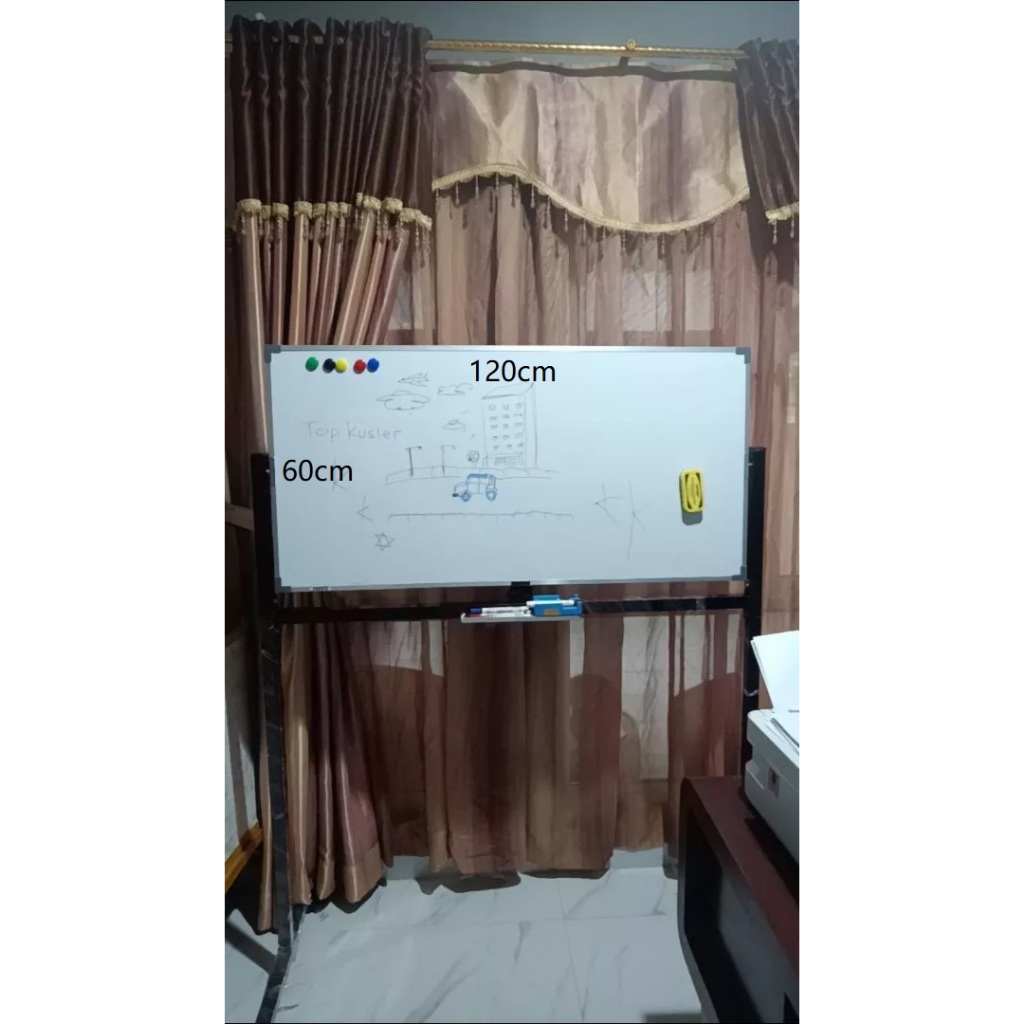 

whiteboard standing double face 60 x 120 cm